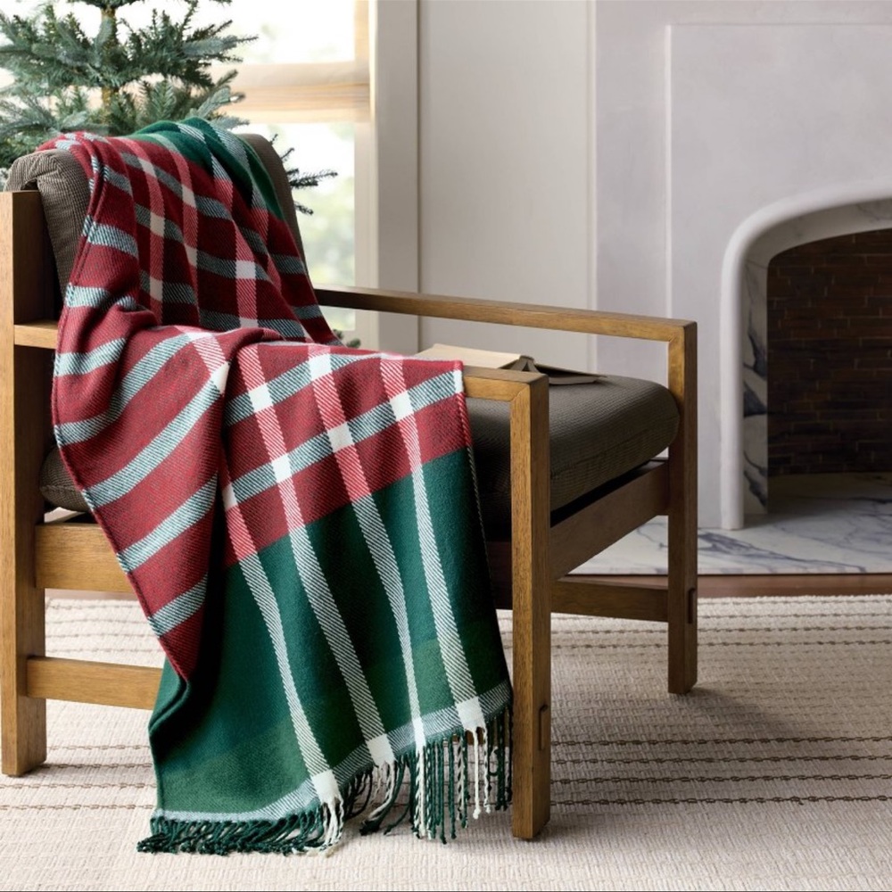 50”x60” Plaid Value Throw Blanket— Hearth & Hand with Magnolia